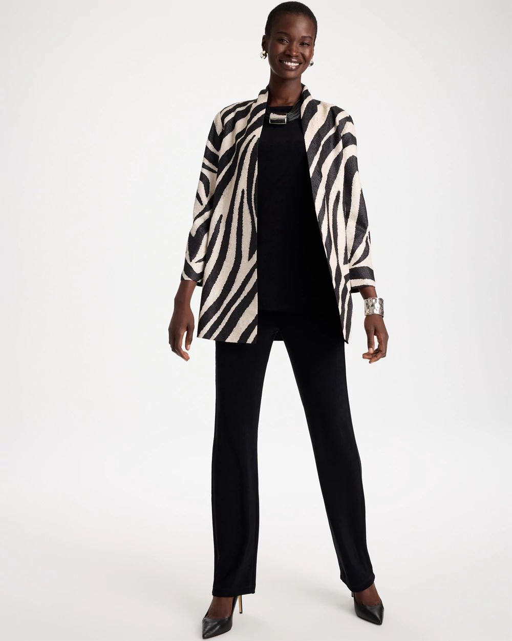 Travelers™ Reversible Animal Crushed Jacket | Chico's